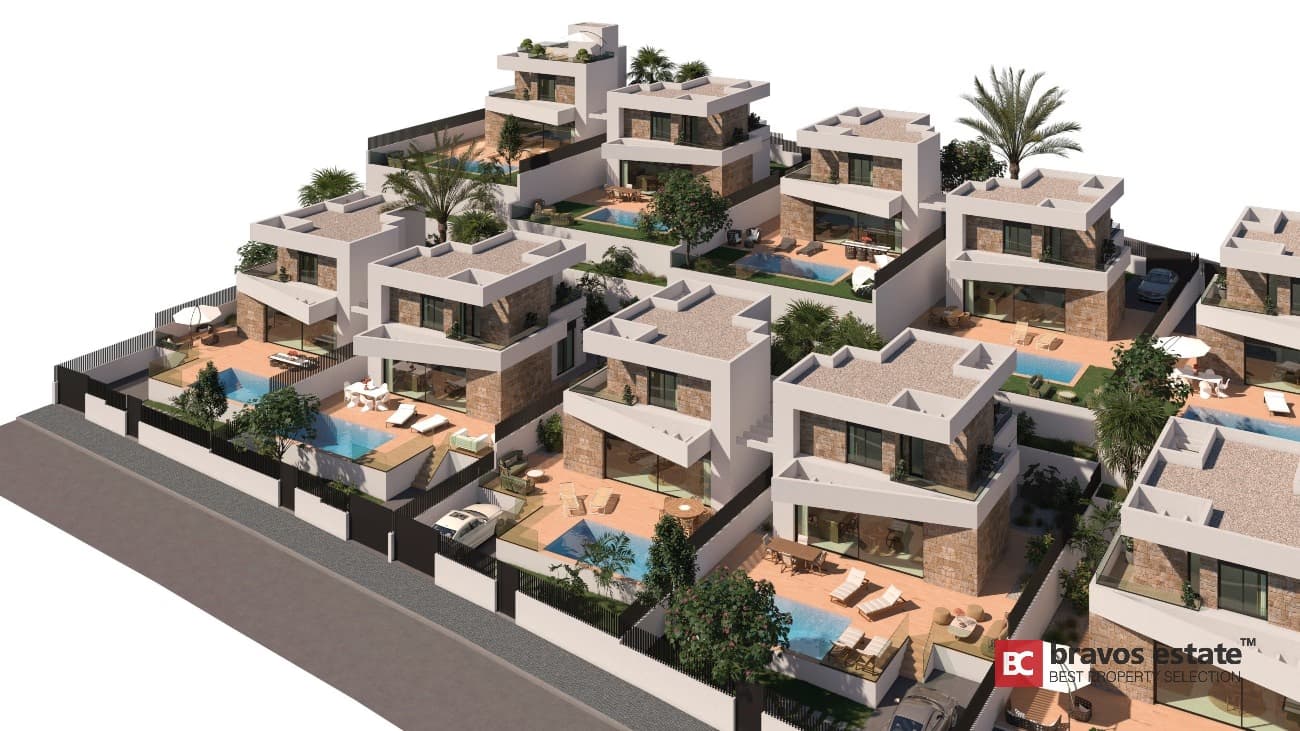 Moderne villa's in Benidorm met zeezicht