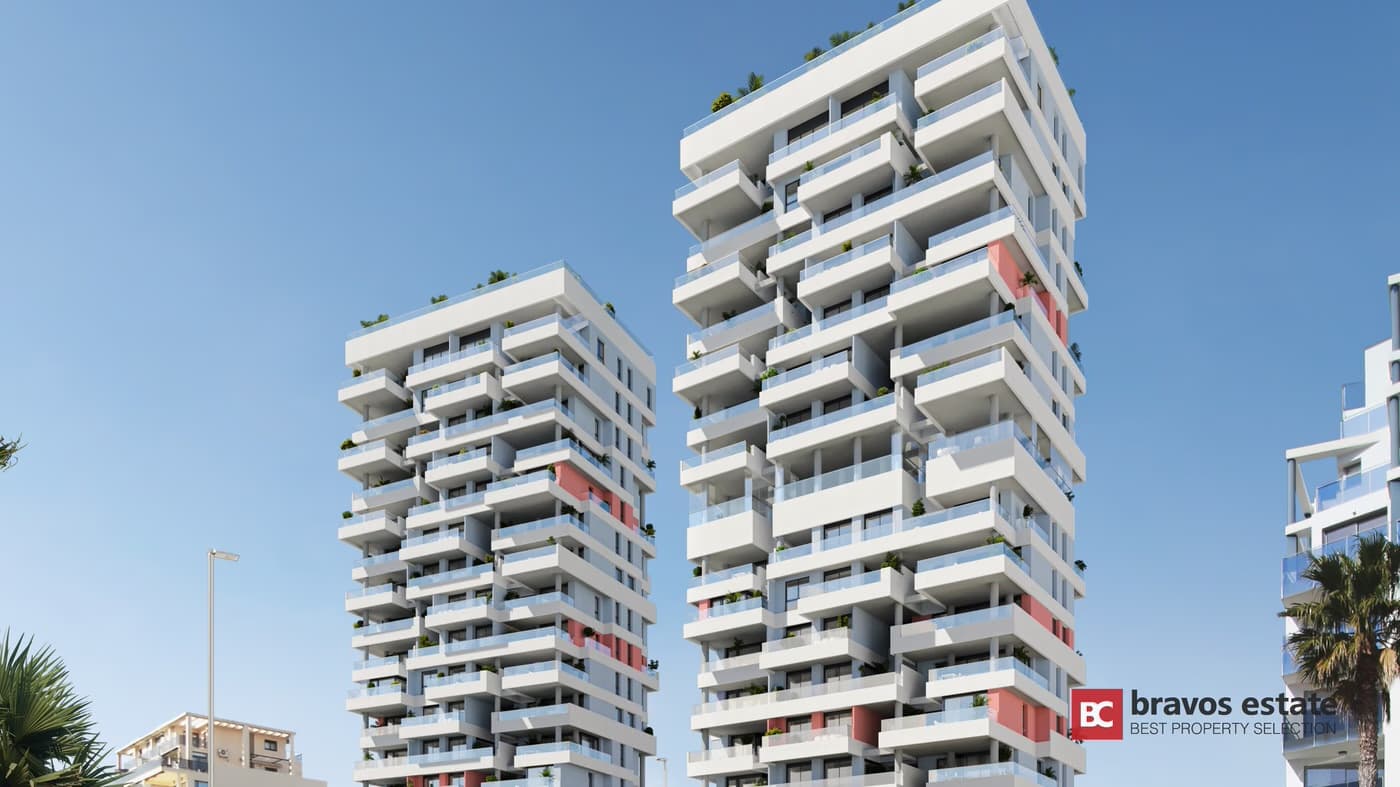 Apartament z 3 sypialniami przy morzu w Calpe 1