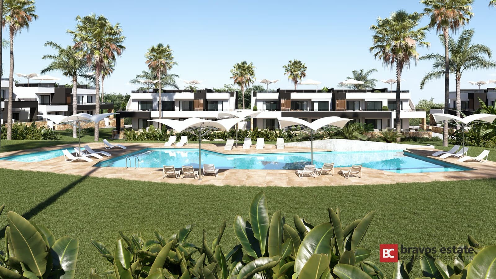 Nieuwbouw 2-slaapkamer bungalow in Ciudad Quesada 1