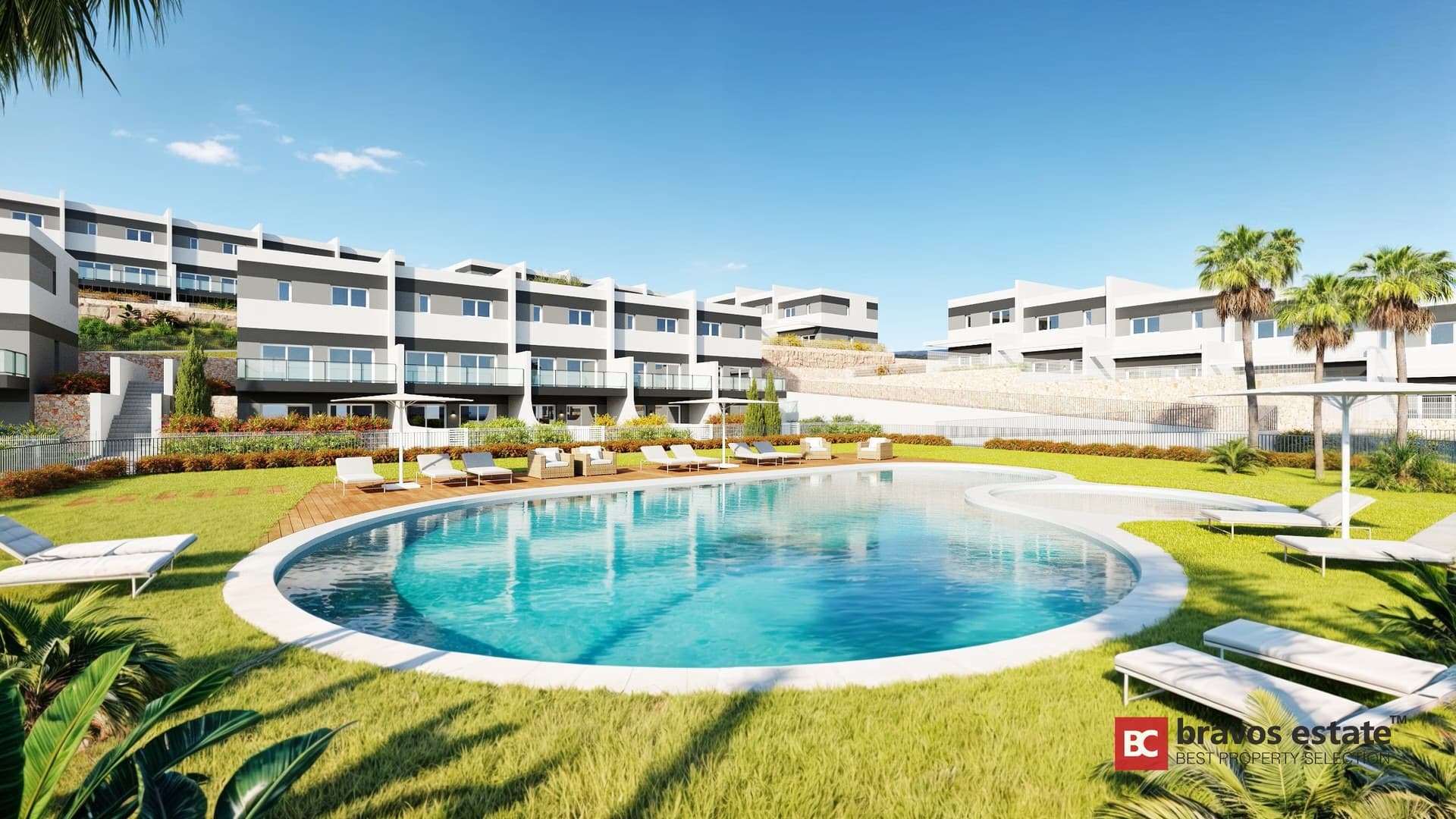 Nieuwbouw 3-slaapkamer bungalow in Finestrat 1