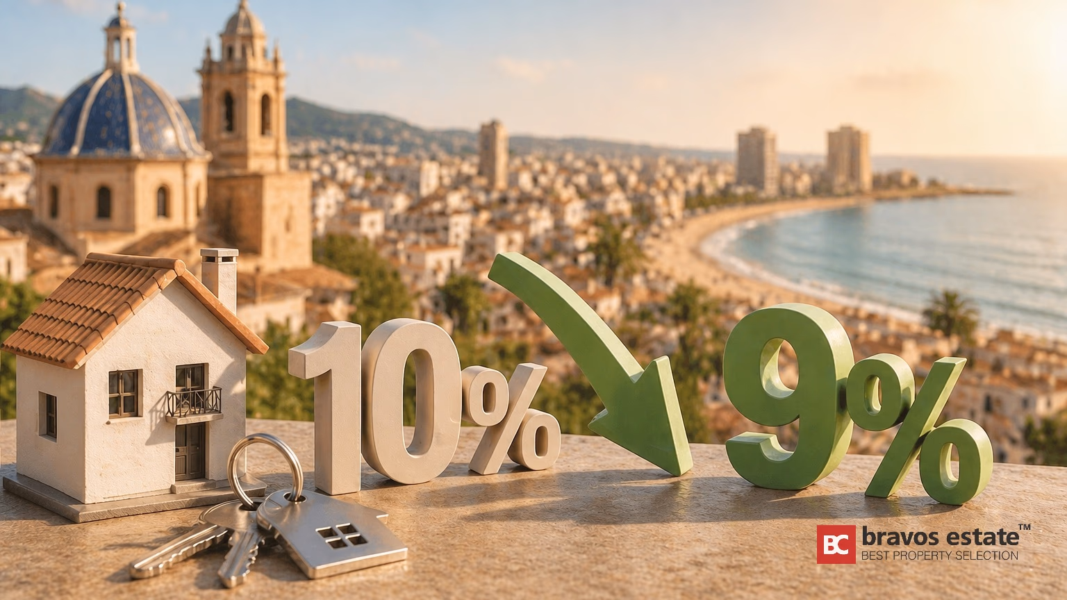 Property Purchase Tax on the Costa Blanca Cut to 9% — From June 2026