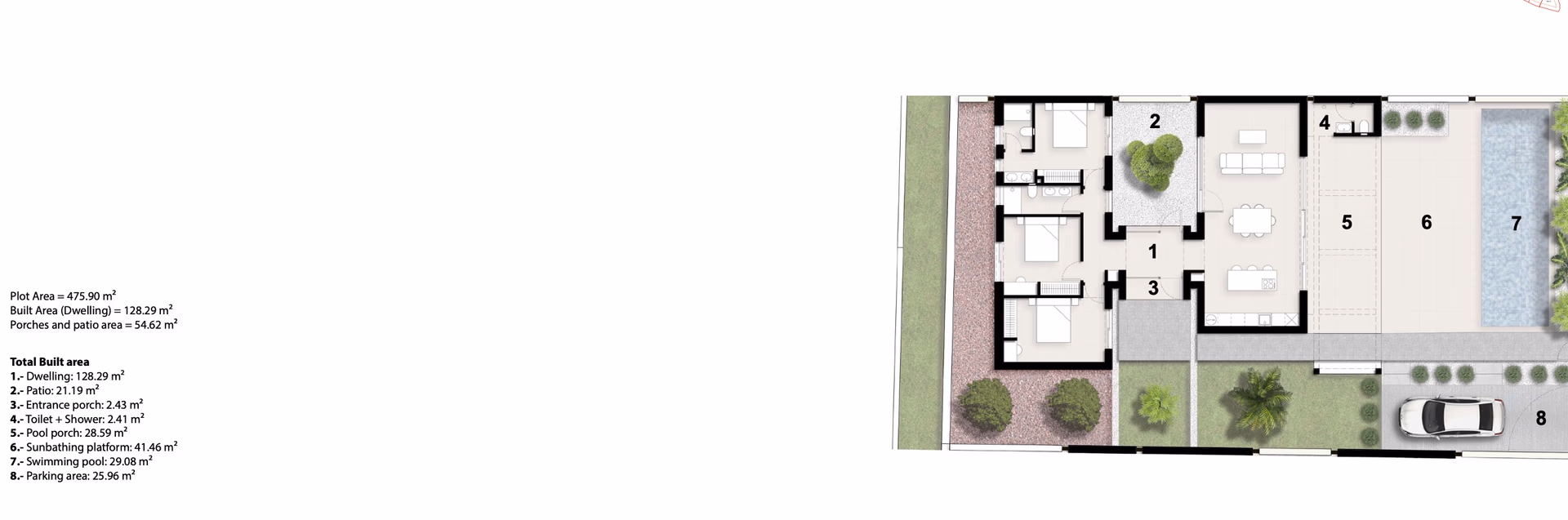 Floor plan 1 — Вилла