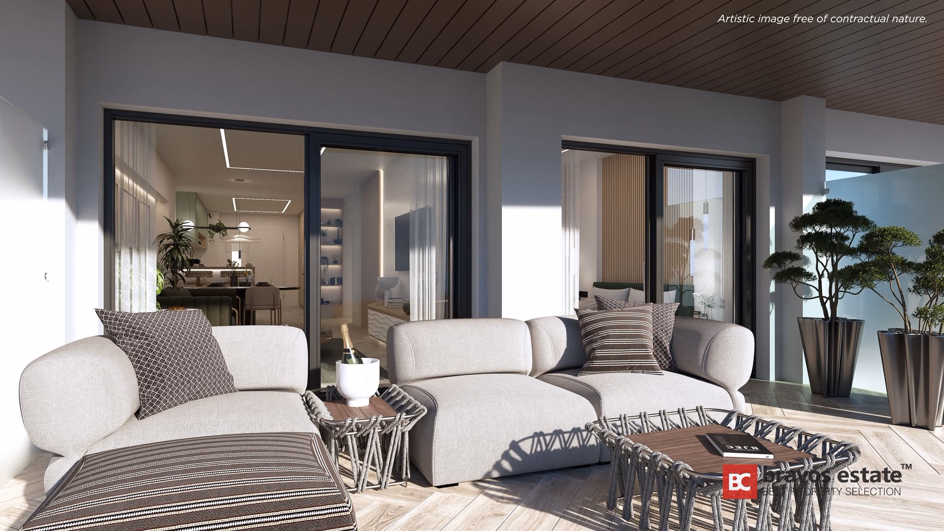 Appartement de 2 chambres en première ligne de mer à La Manga - 14