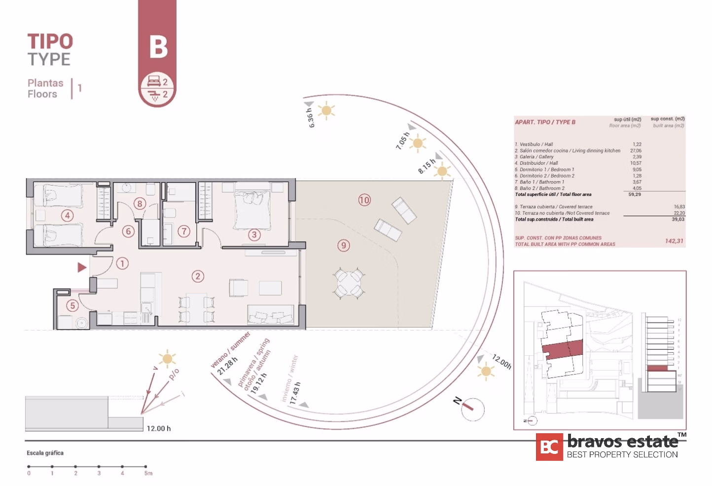 Neubau 2-Schlafzimmer Wohnung in Calpe - 9