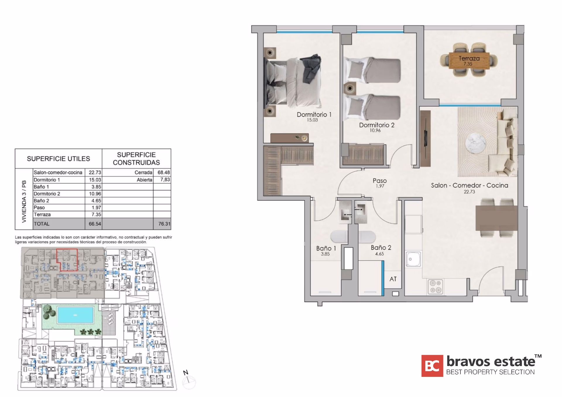 Apartament z 2 sypialniami przy plaży w Santa Pola - 6
