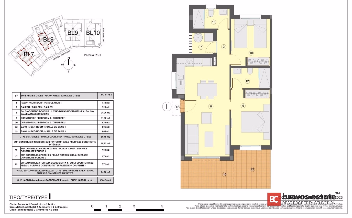 New Build 2-Bedroom Bungalow in Busot · 84 m² - 17