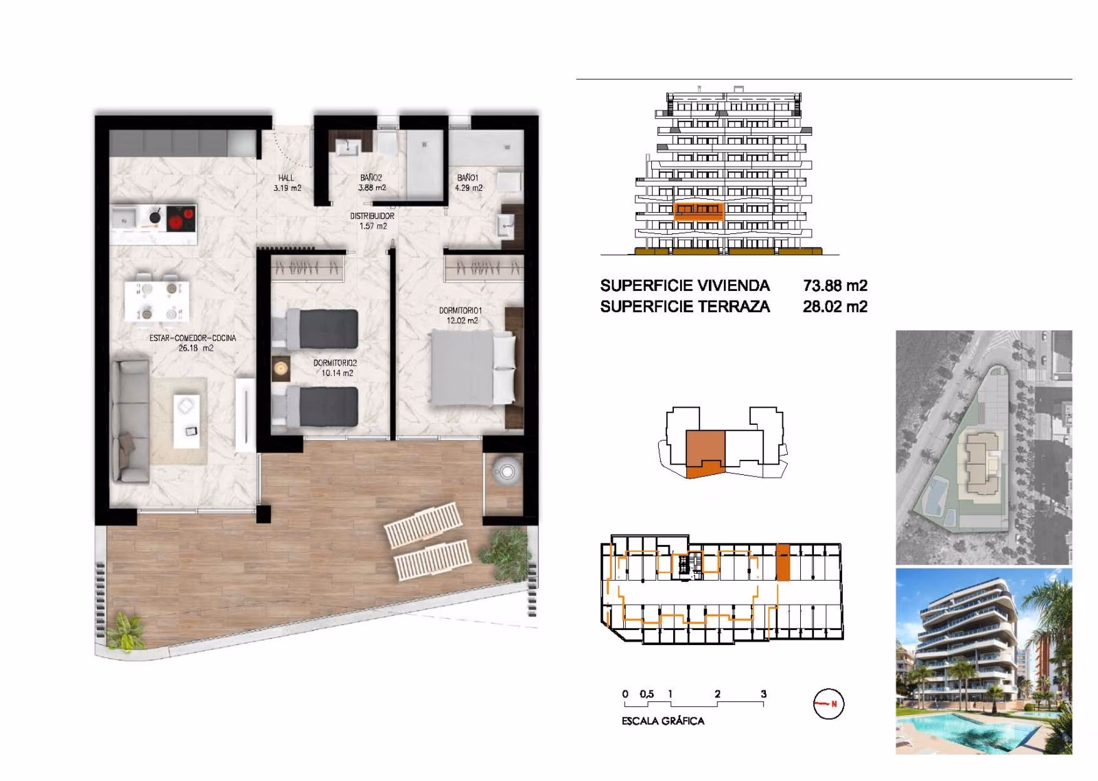 Nieuwbouw appartement met 2 slaapkamers in Guardamar del Segura - 12