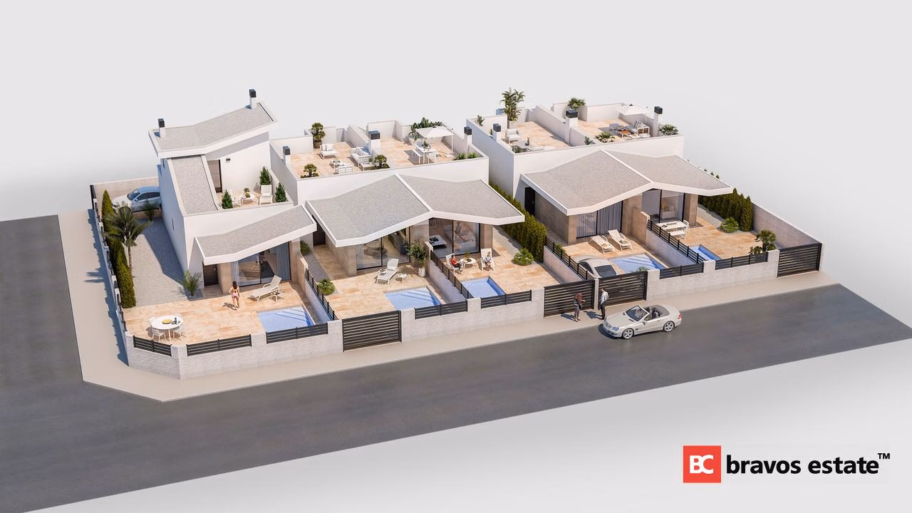 Новая вилла, 2 спальни в Сьюдад-Кесаде - 1