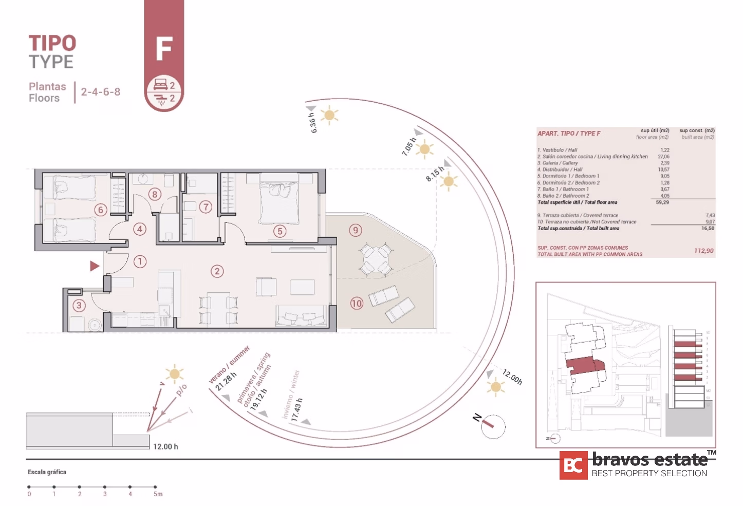 Neubau 2-Schlafzimmer Wohnung in Calpe - 11