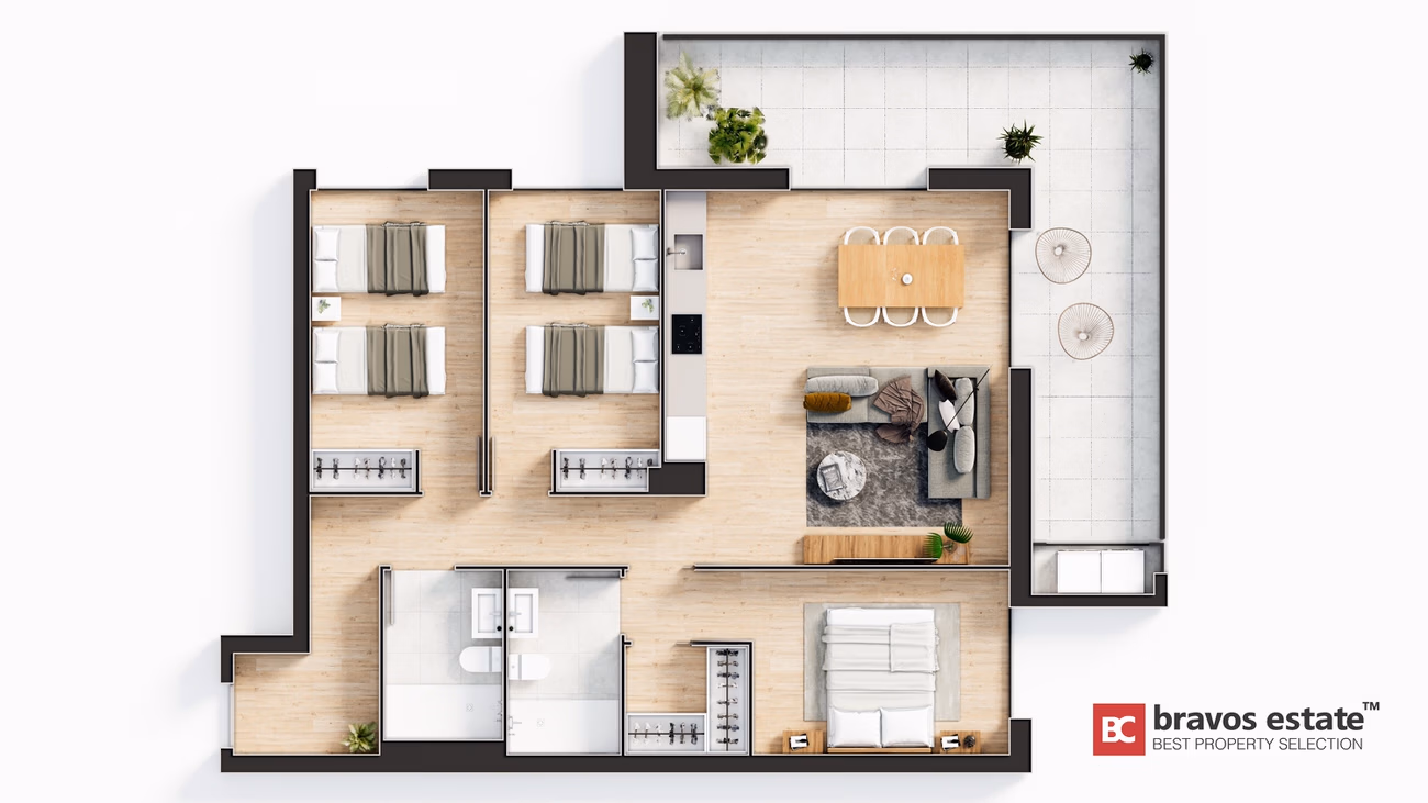 Beachside 3-Bedroom Apartment in Javea - 23