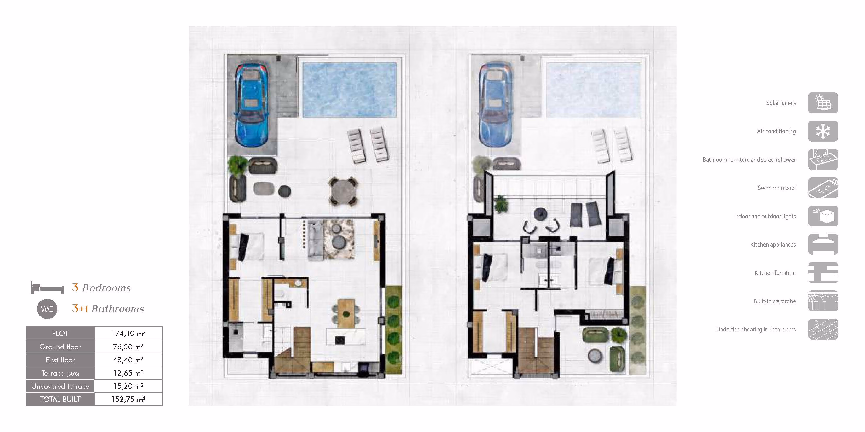 Nieuwbouw villa met 3 slaapkamers in La Marina - 18