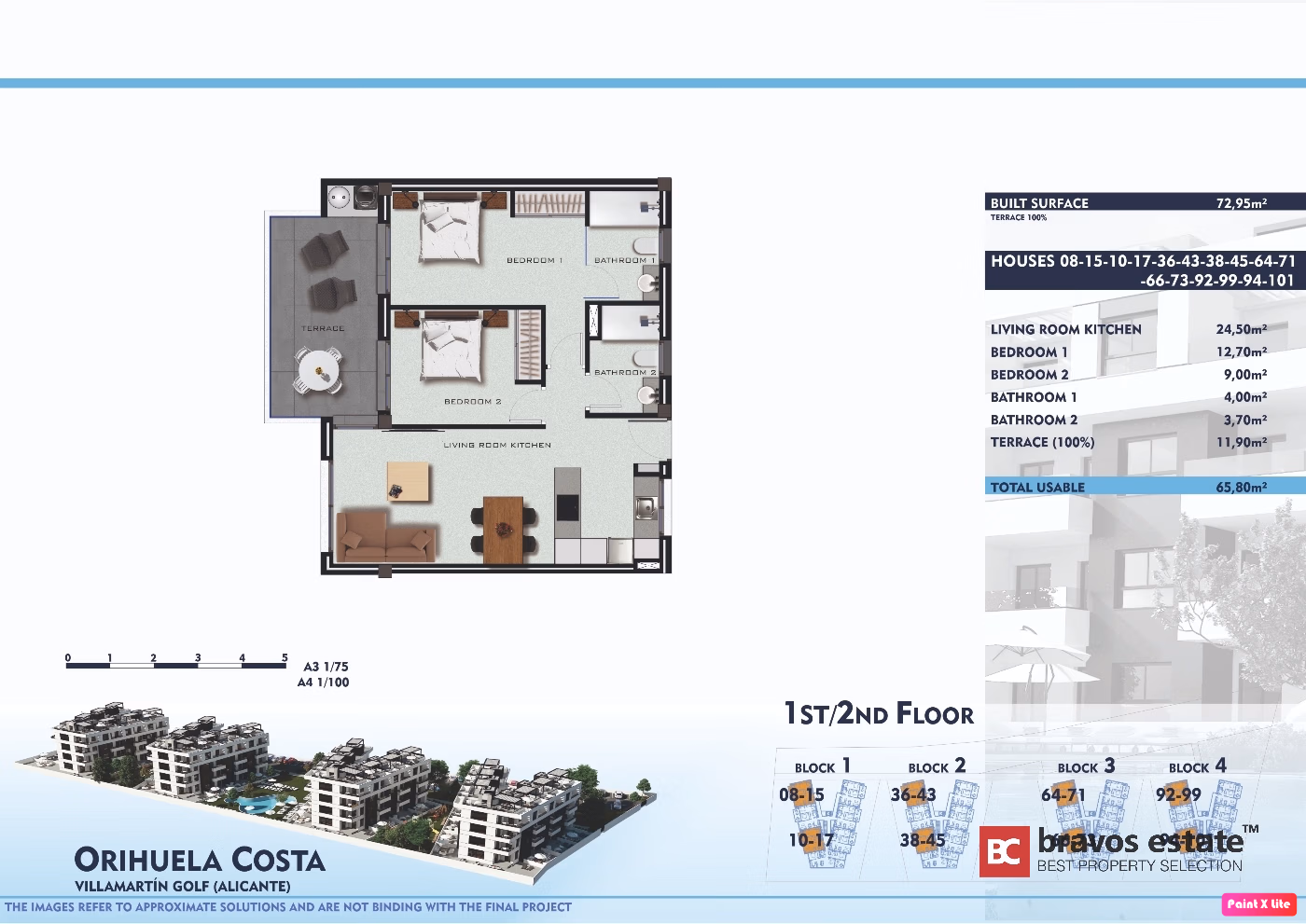 Nowy apartament z 2 sypialniami w Villamartin - 11