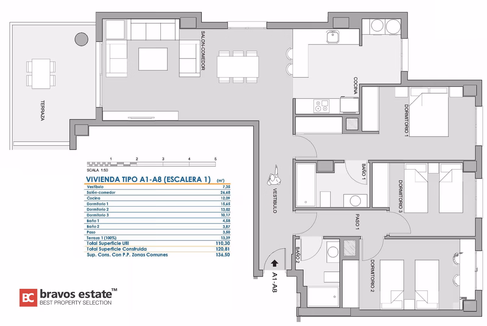 Apartamento Frente al Mar de 3 Dormitorios en El Campello - 27