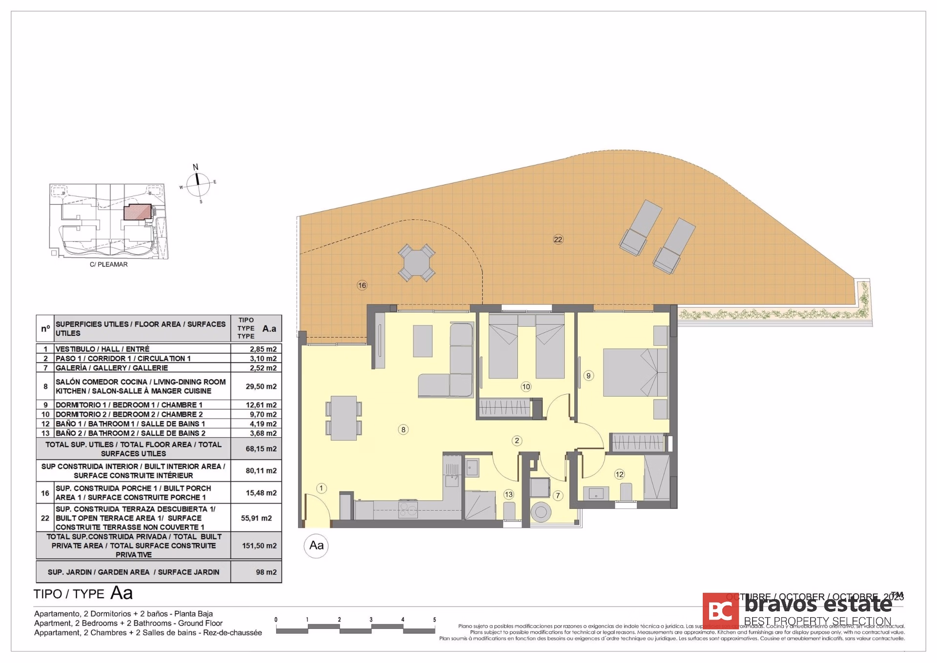 Beachside 2-Bedroom Apartment in Punta Prima - 21