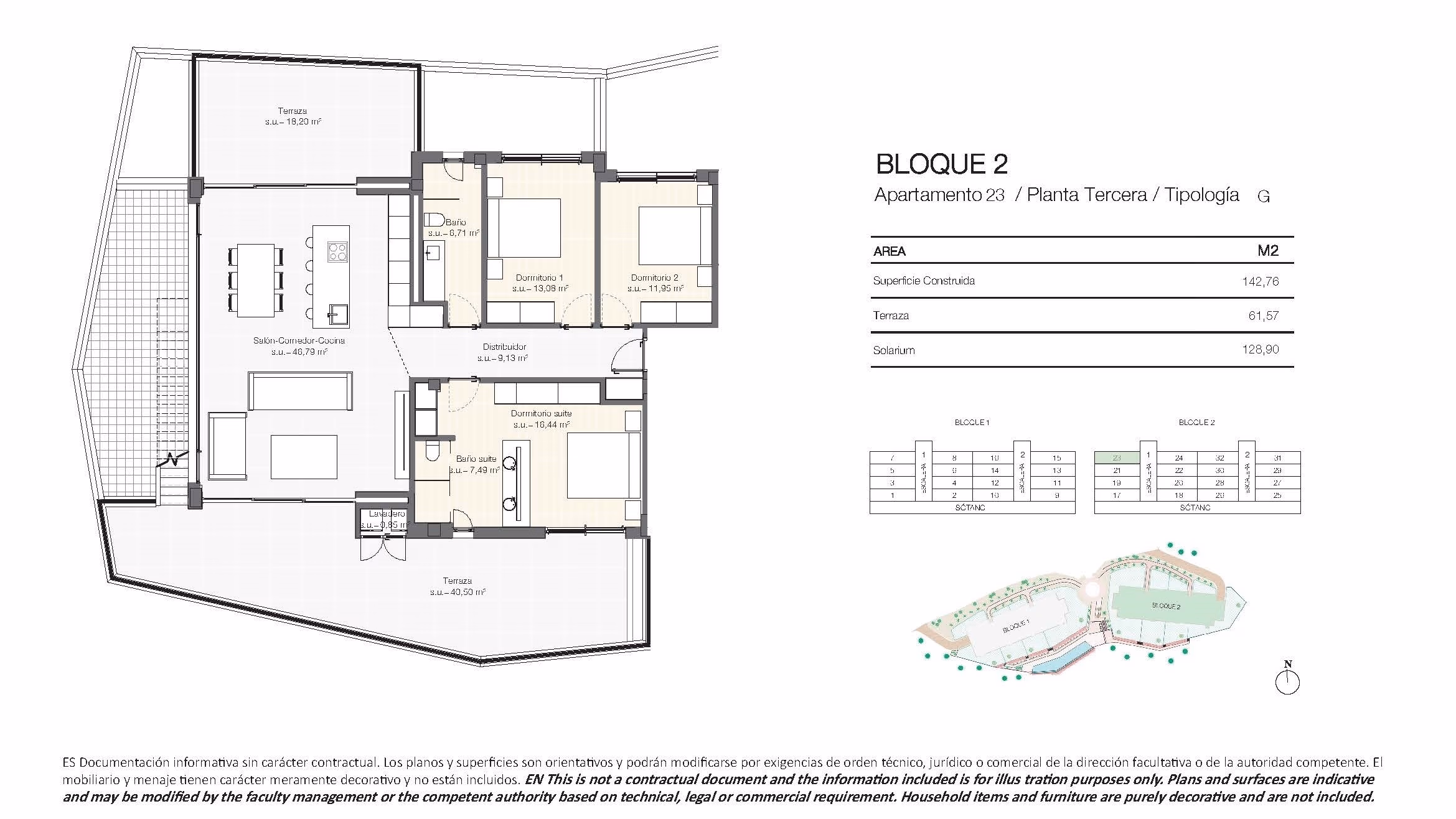 Spacious 3-Bedroom Apartment in Las Colinas - 23