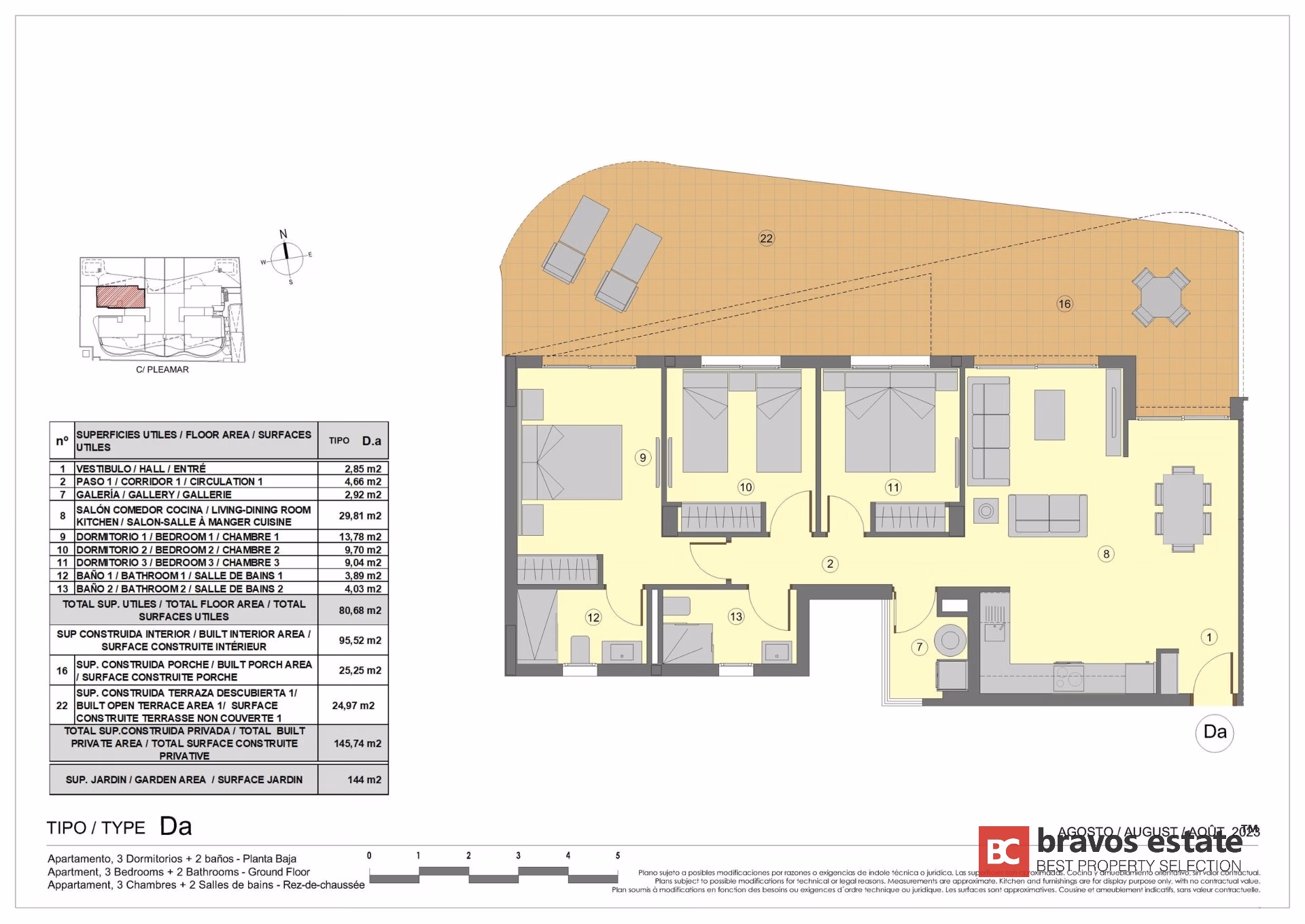 Appartement de 3 chambres en bord de mer à Punta Prima - 19