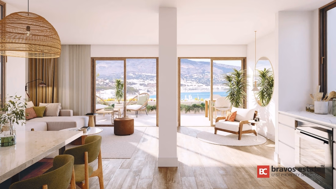 Apartament z 2 sypialniami przy samej plaży w Albir - 9