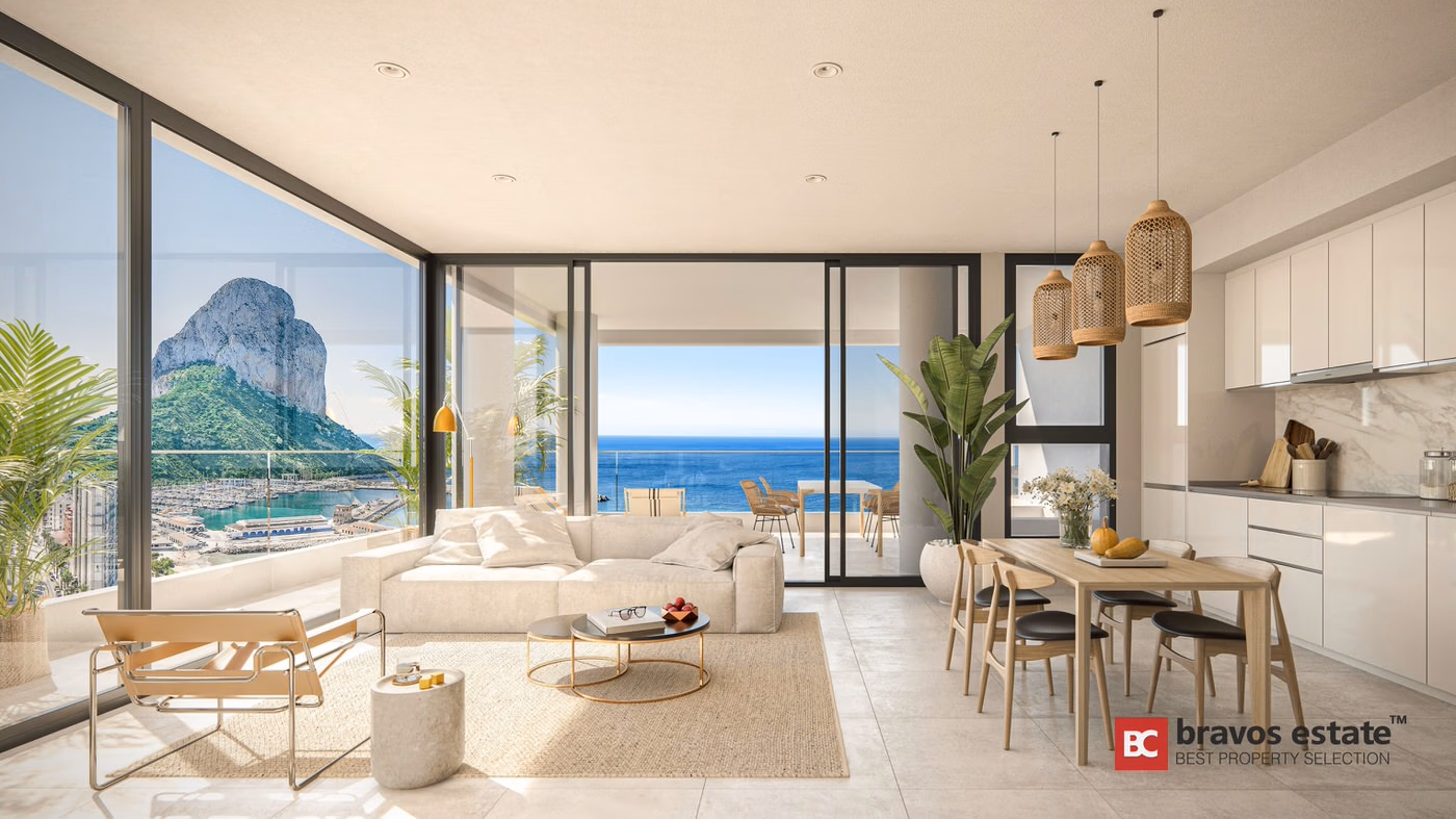Apartament z 3 sypialniami przy morzu w Calpe - 16