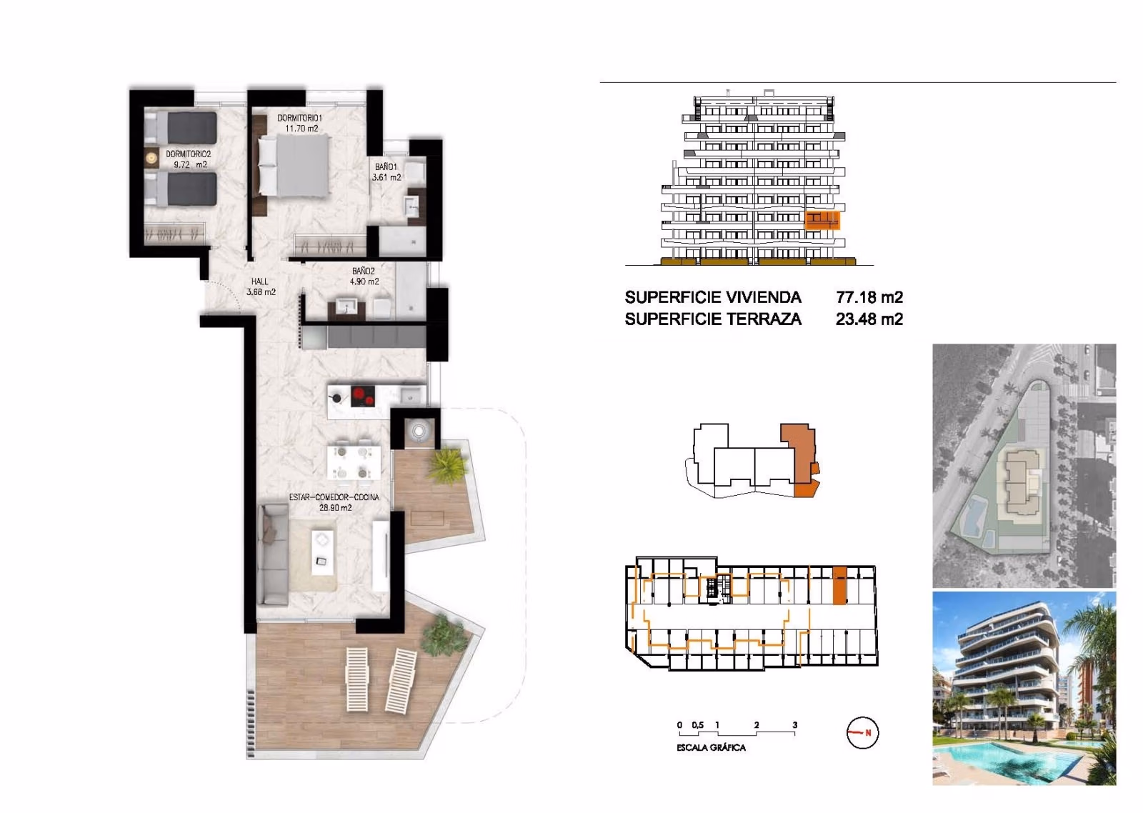 Nieuwbouw appartement met 2 slaapkamers in Guardamar del Segura - 13