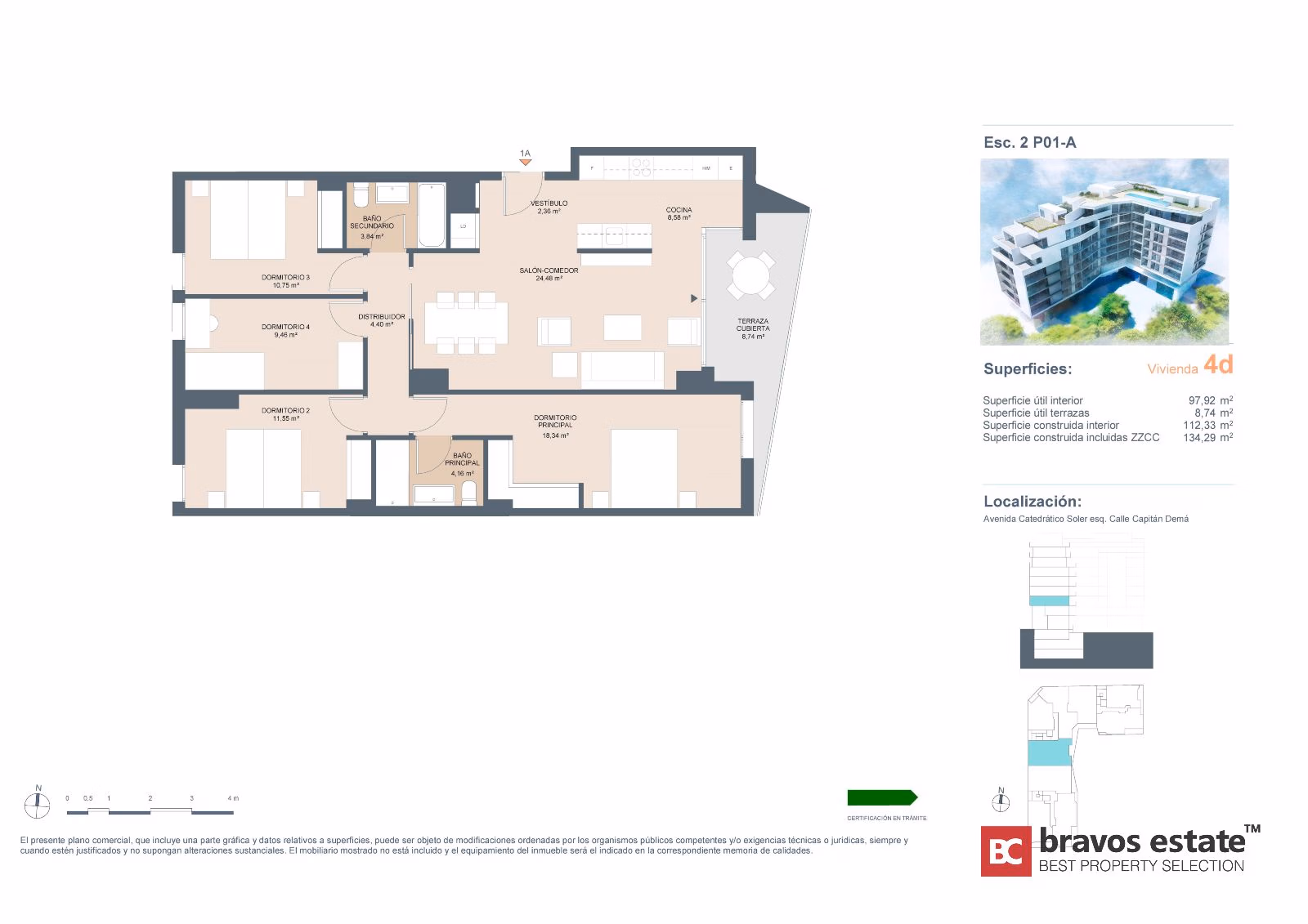Ruim appartement met 4 slaapkamers in Alicante - 13