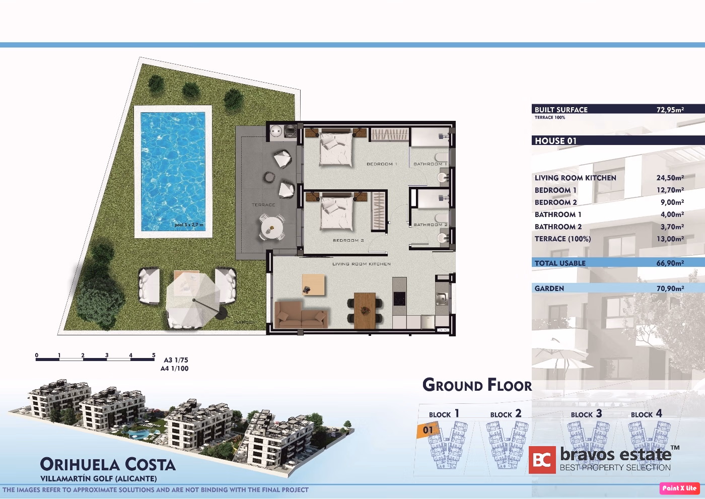 Nowy apartament z 2 sypialniami w Villamartin - 12
