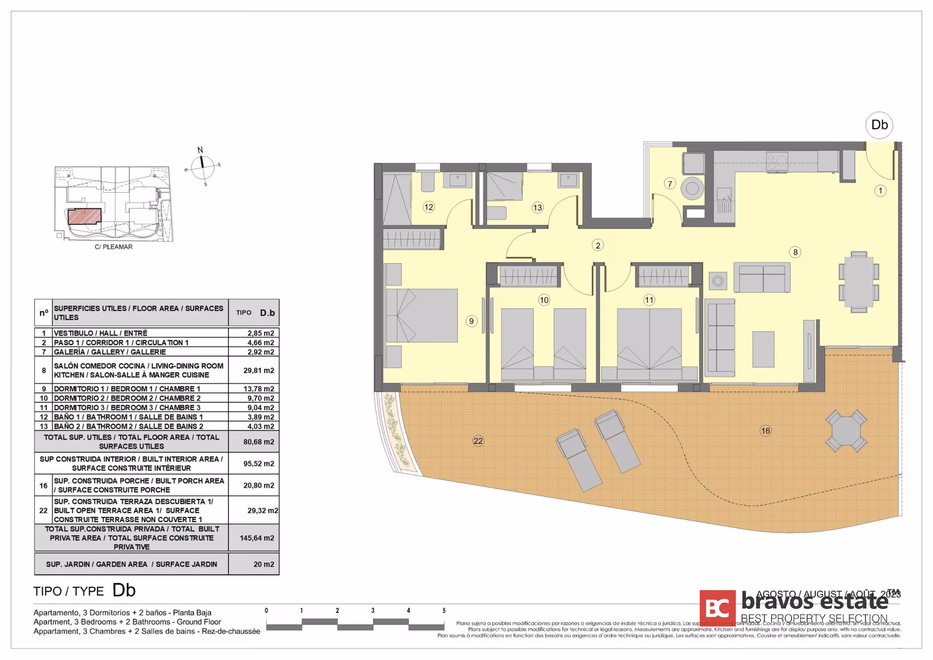 Appartement de 3 chambres en bord de mer à Punta Prima - 20