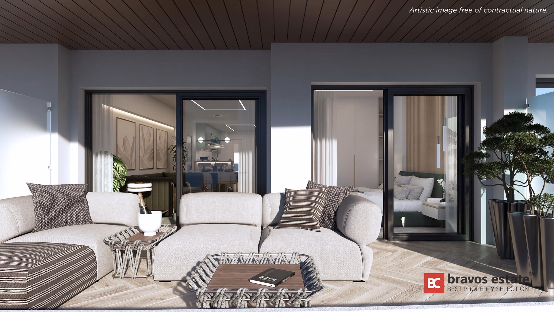 Appartement de 2 chambres en première ligne de mer à La Manga - 15