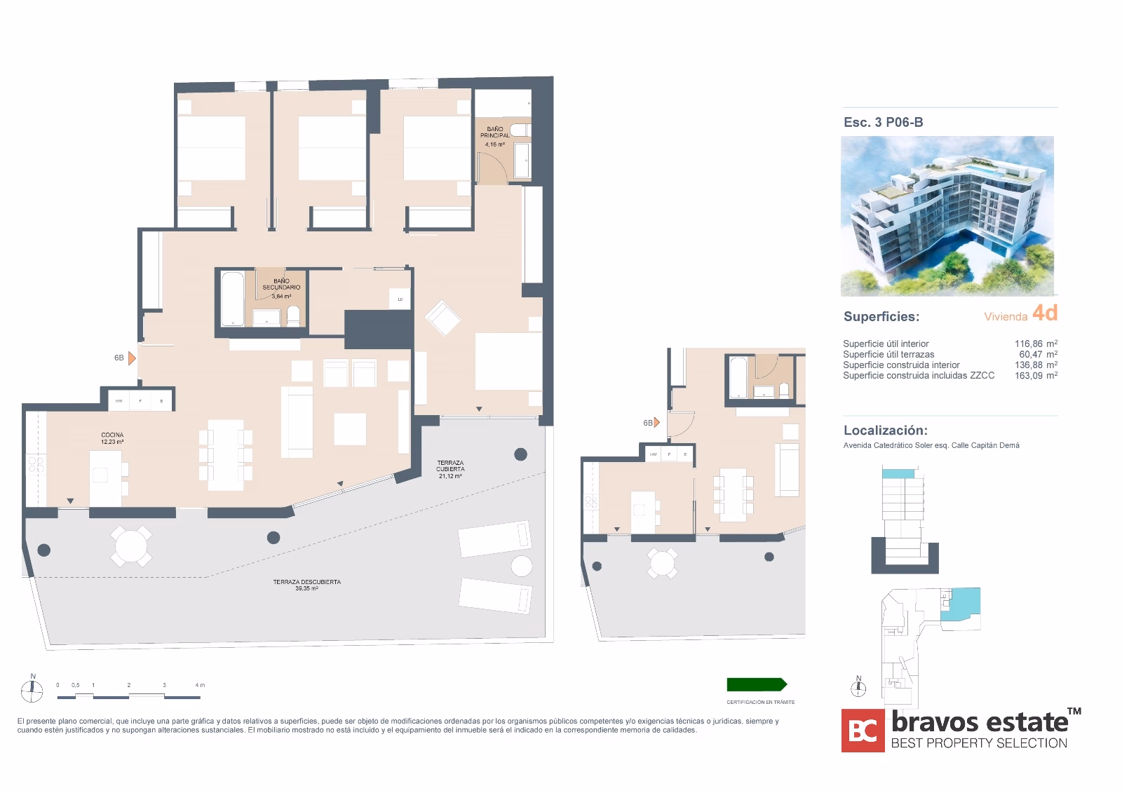 Ruim appartement met 4 slaapkamers in Alicante - 14