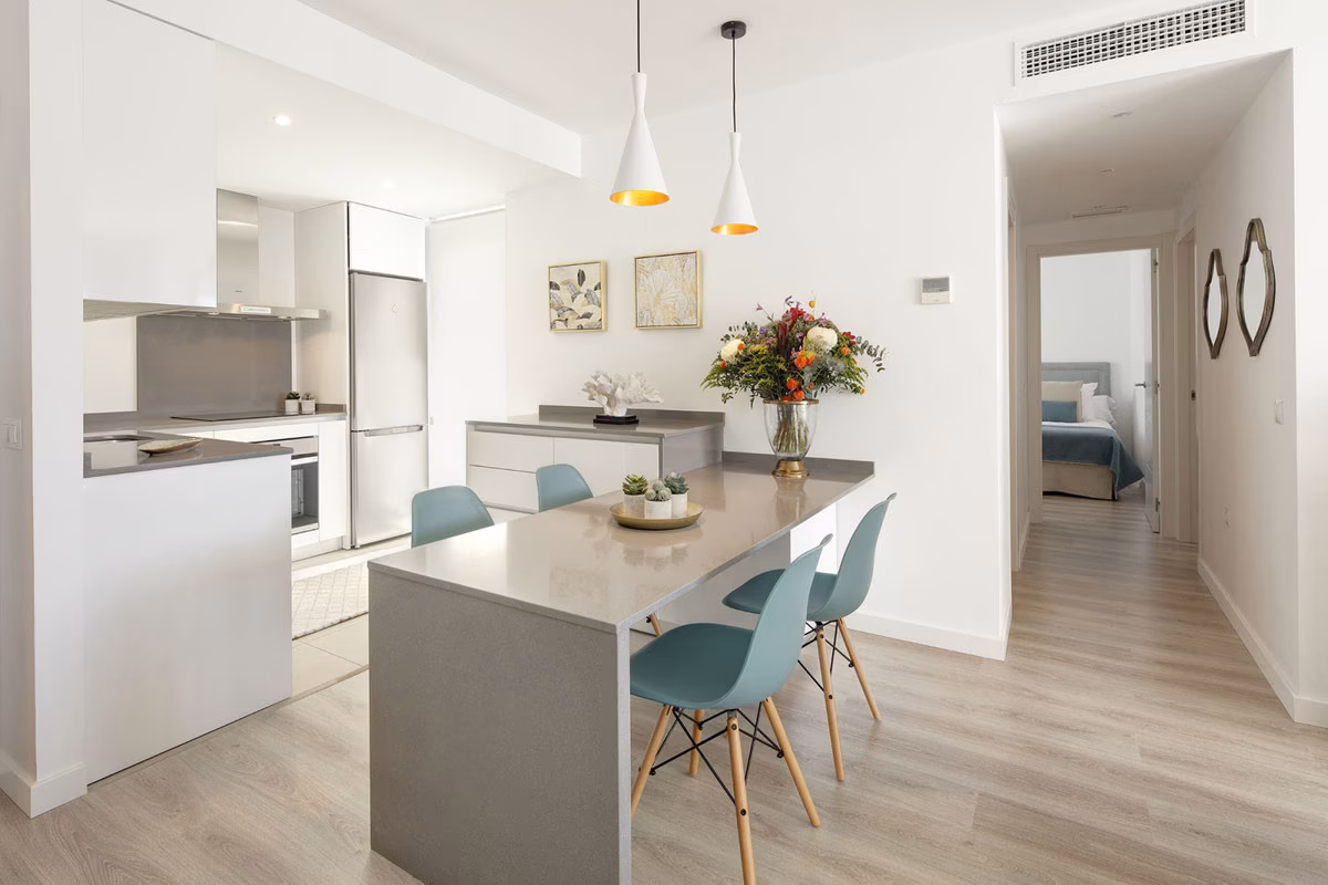 Terrasse privative donnant sur Nueva Andalucía