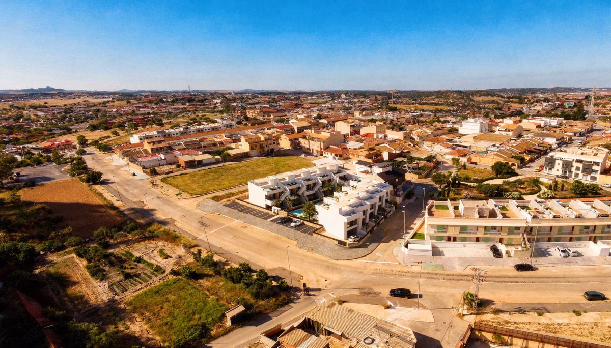 Vue aérienne de la résidence en bordure de Pilar de la Horadada