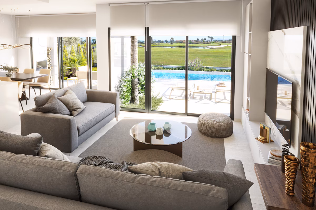 Offene Küche mit Wohnbereich in einer Villa von Best Mediterráneo