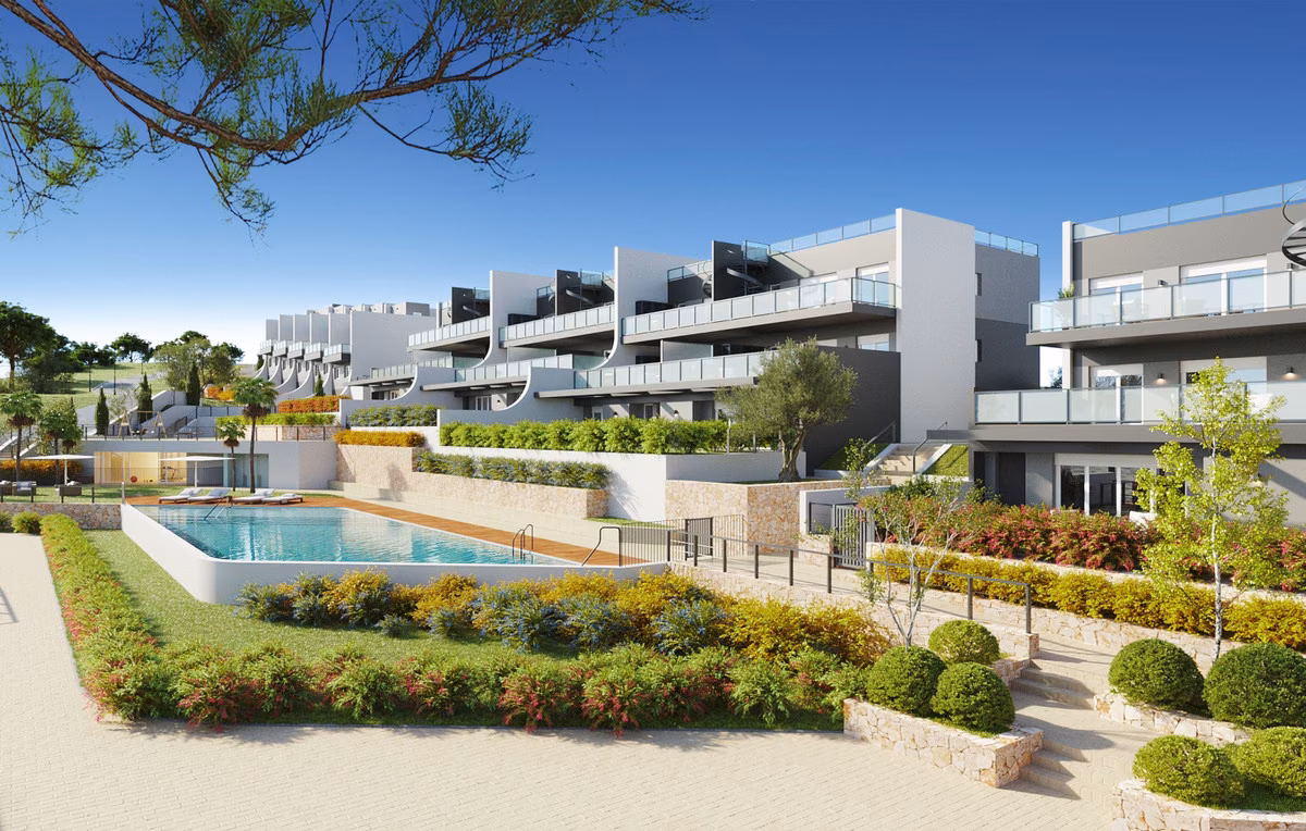 Terrace with Benidorm skyline views
