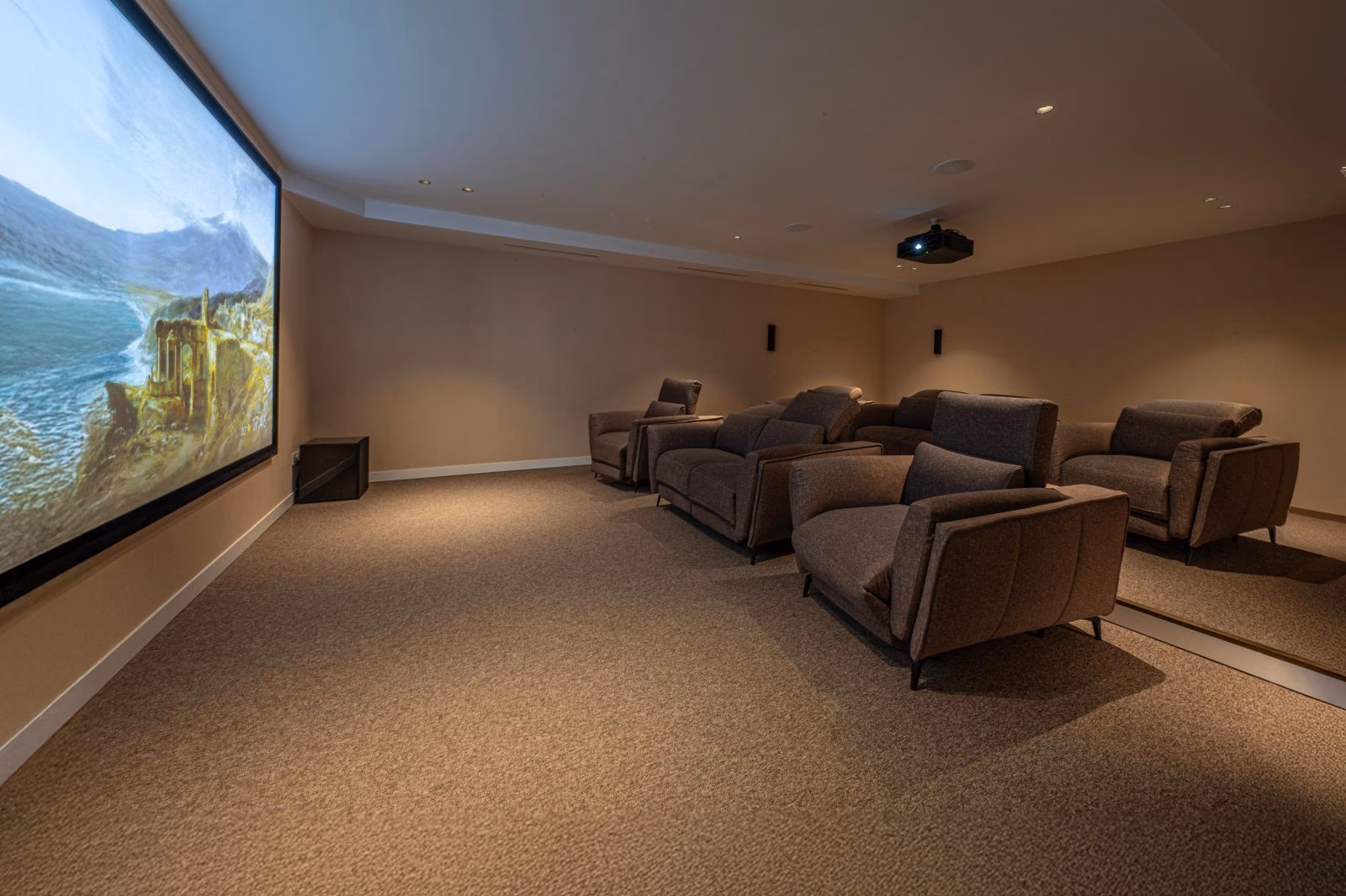 Private cinema room