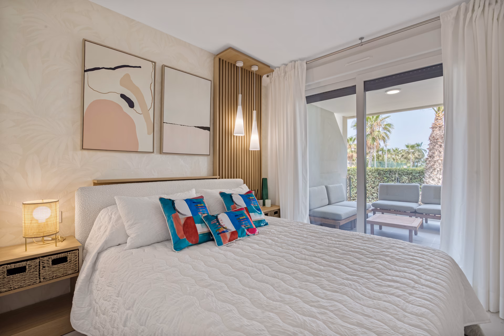 Chambre avec accès terrasse
