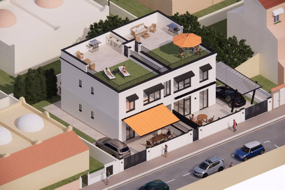 63 m² private roof solarium