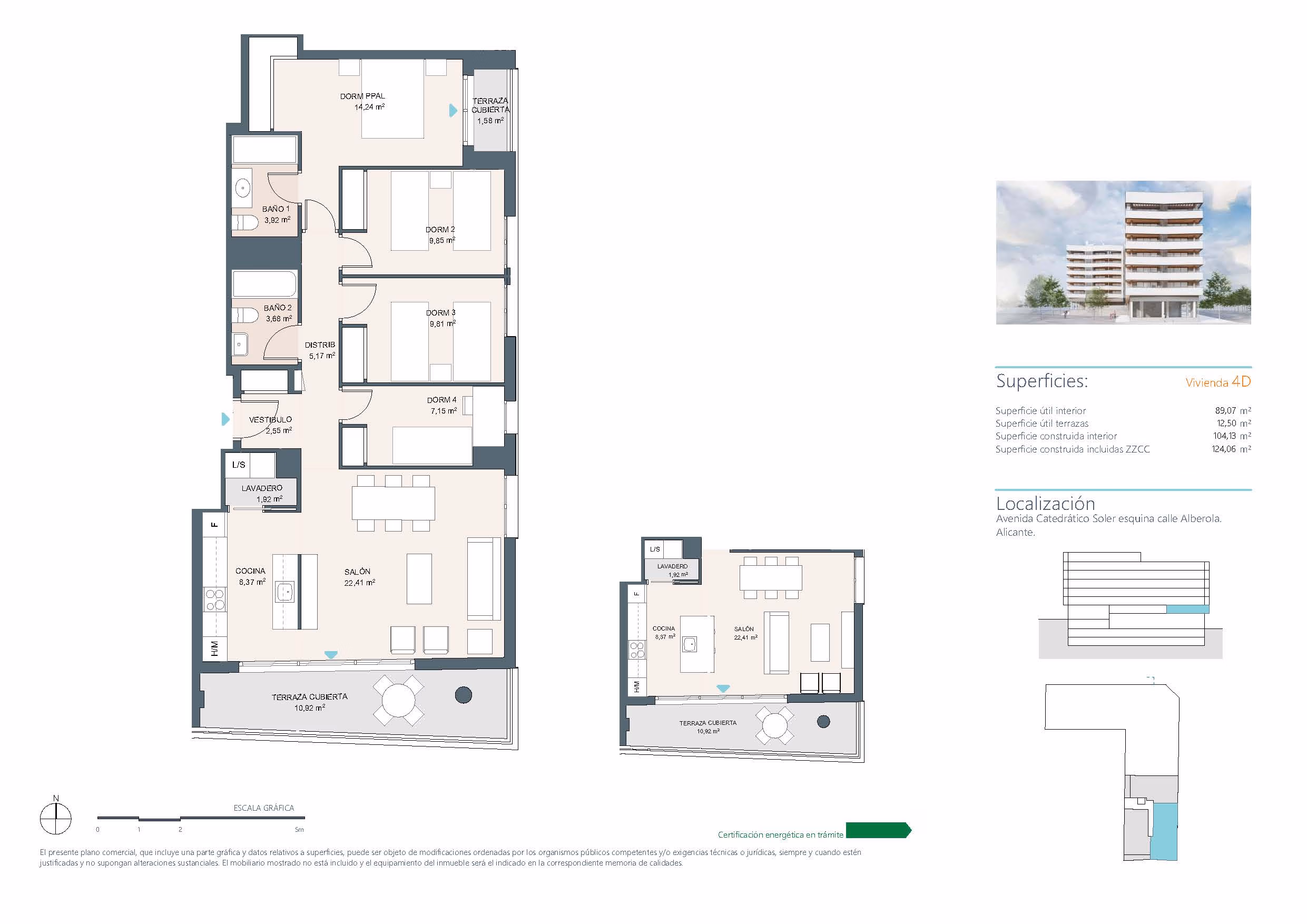Апартаменты рядом с морем, 4 спальни в Аликанте - 5