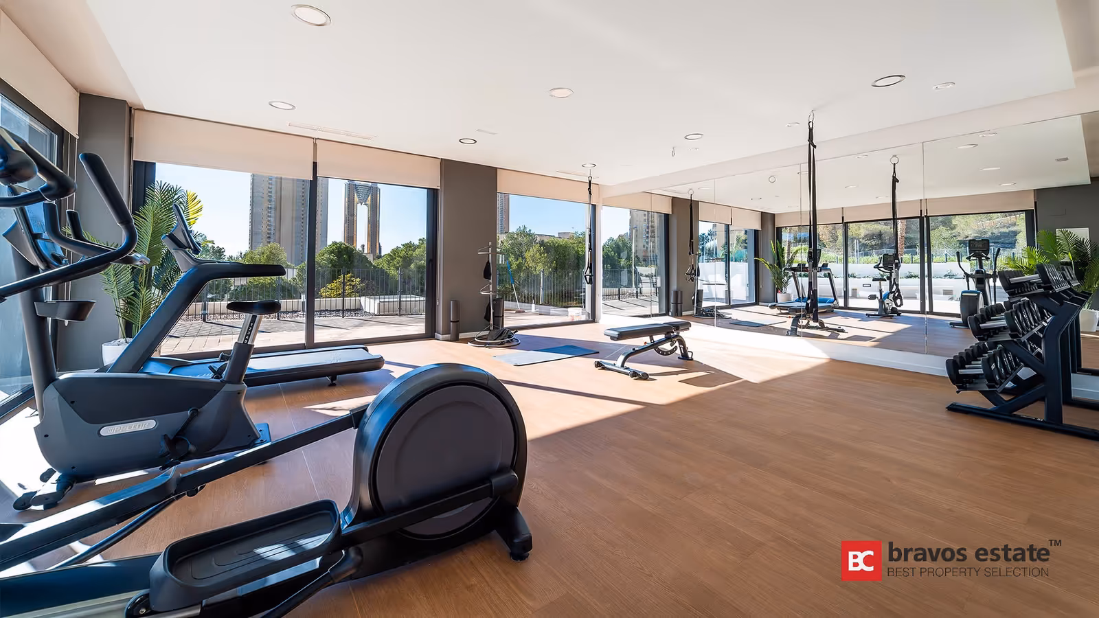 Gimnasio para residentes de Eagle Tower