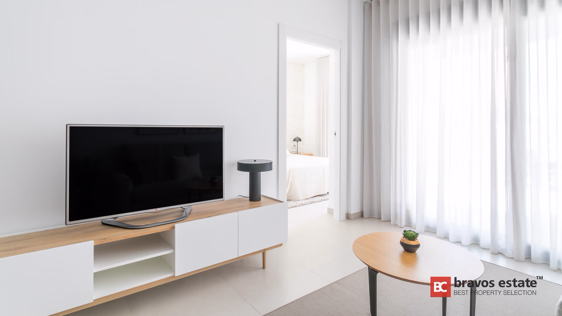 Séjour avec télévision