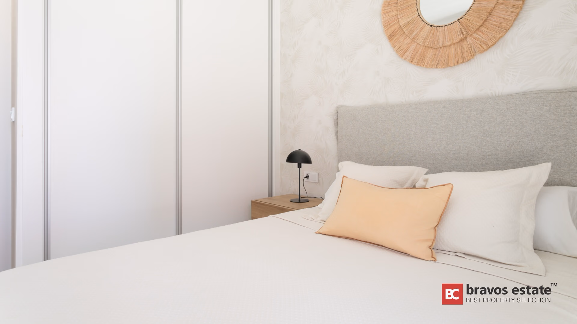 Chambre de l’appartement témoin
