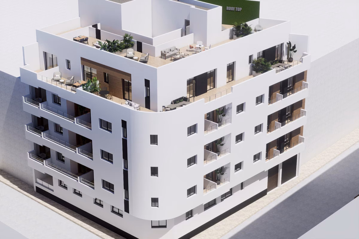 Dachterrasse mit Solarium in ZOA 1, Torrevieja