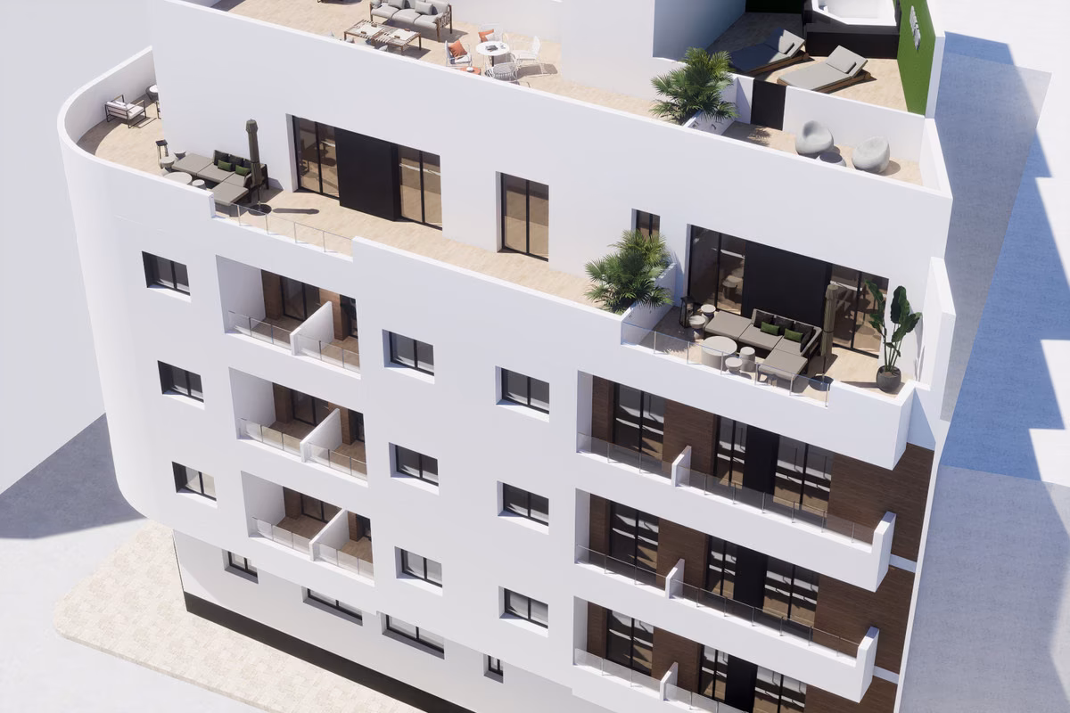 Dachterrasse mit Solarium in ZOA 1, Torrevieja
