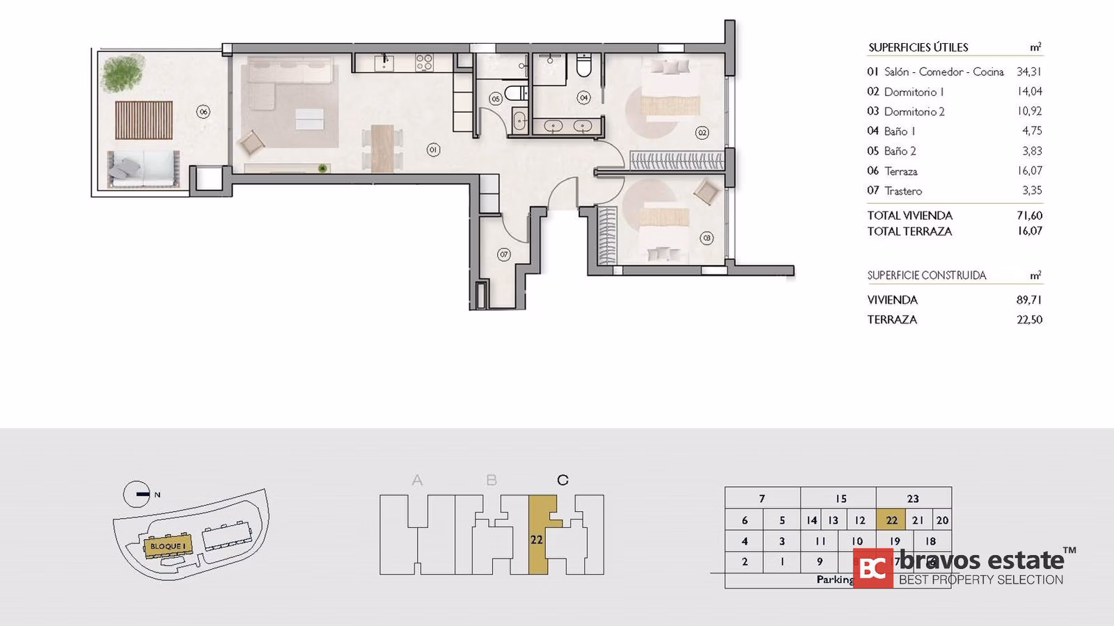 Apartamento Frente al Mar de 2 Dormitorios en Las Colinas - 19
