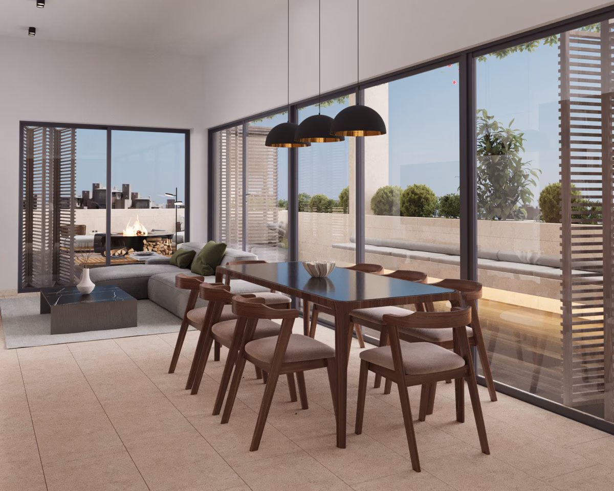 Kitchen-lounge in an ERA Residence apartment