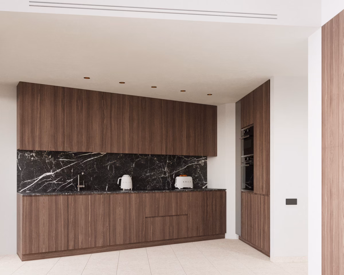 Bedroom with fitted wardrobes