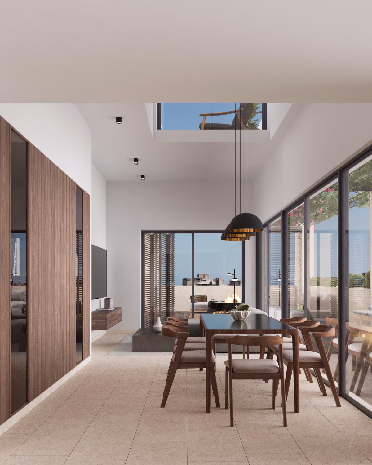 Penthouse duplex solarium with sea view