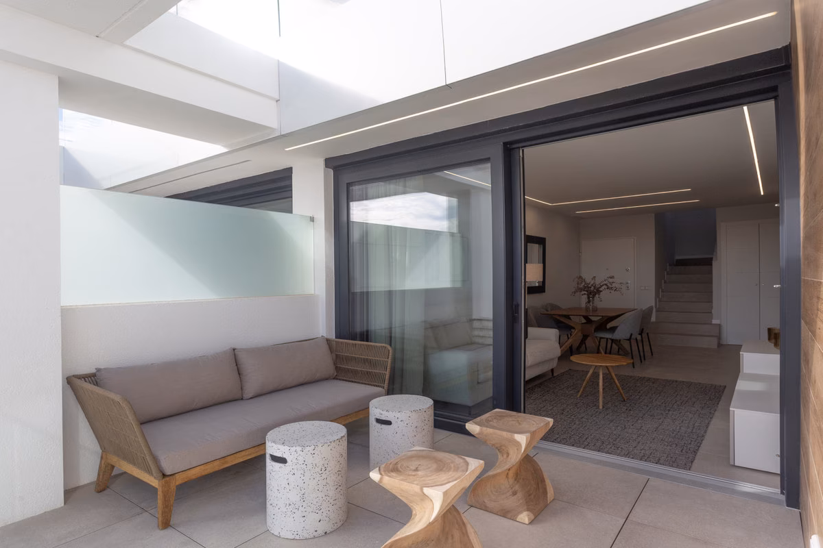 Kitchen-lounge in an apartment