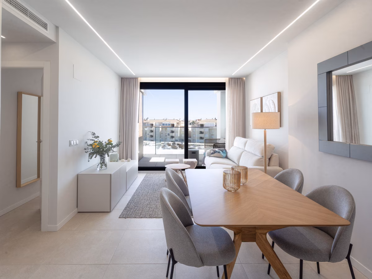 Penthouse terrace with panoramic view