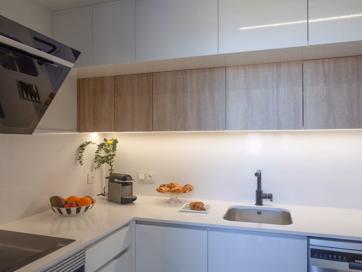 Kitchen-lounge in an apartment
