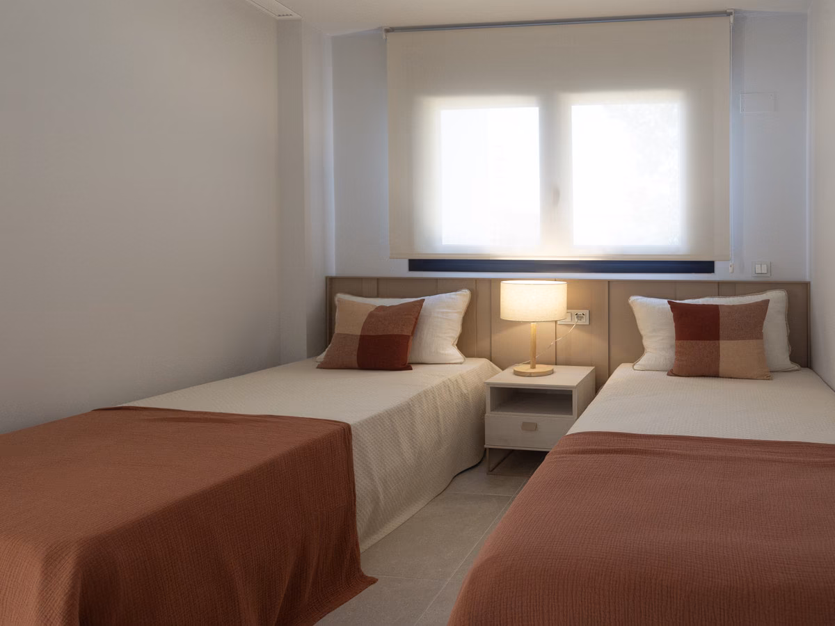 Bedroom with ensuite bathroom