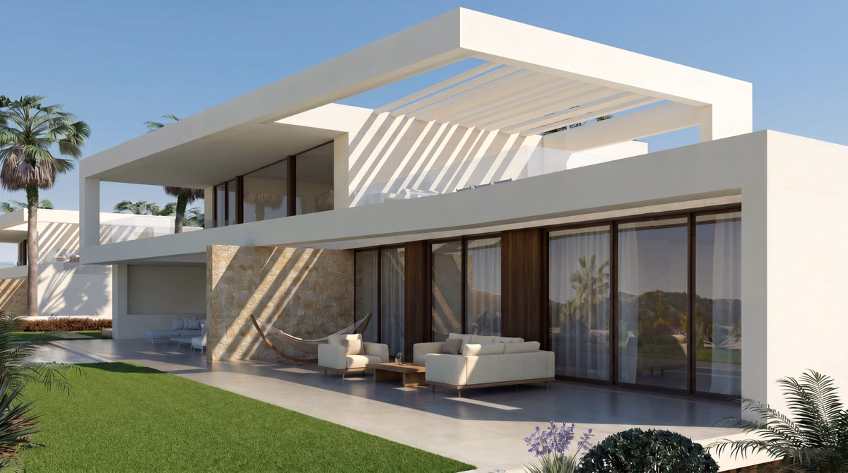 Frontline golf villa at Font del Llop with mountain backdrop